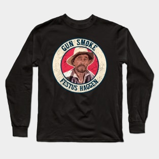 Gunsmoke - Festus Haggen Long Sleeve T-Shirt